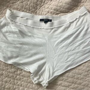 Victoria's Secret Soft White Lounge/Sleepwear Shorts
